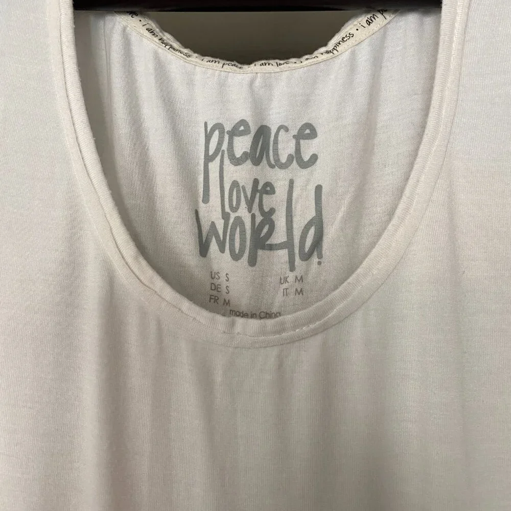 Peace Love World Life Is Pretty Amazing Tank - Picture 3 of 3